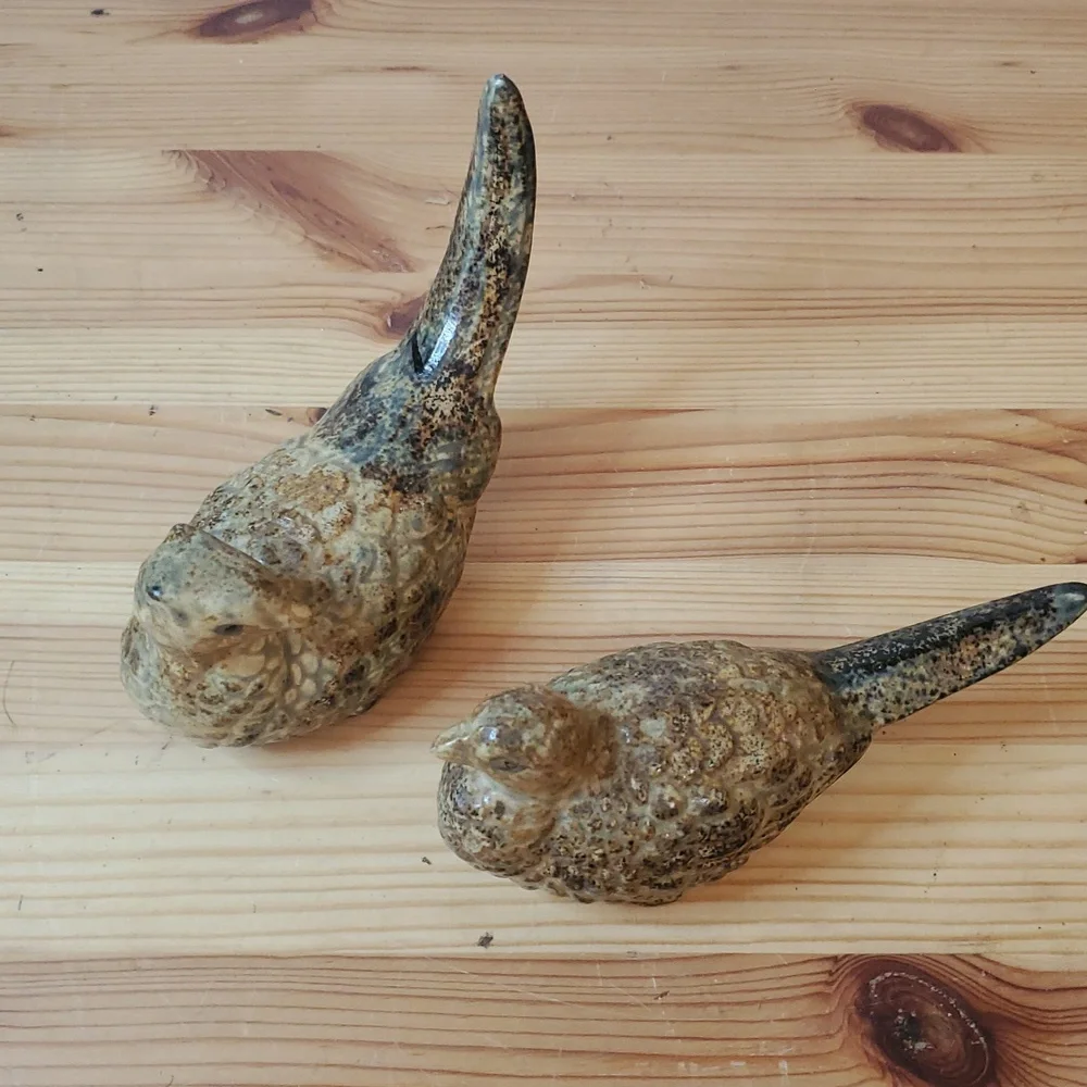 Pair of Ceramic Pheasants